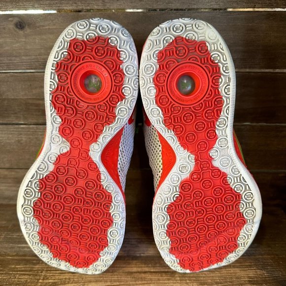 Big Kids Nike Air PG 4 Christmas Red Velvet Basketball Shoes Sneakers Size 6.5 Y - Picture 7 of 8